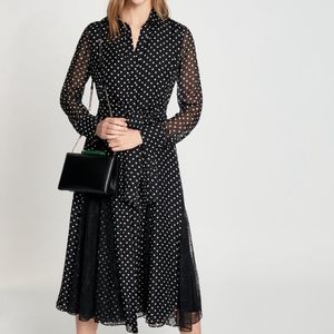 Carolina Herrera Polka Dot Silk Dress, 12